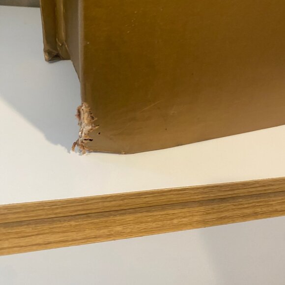 Vintage Wedding Dress Storage Box Gold Case 34"x20.5"x5.5"‎ Gown Saver - Picture 7 of 9